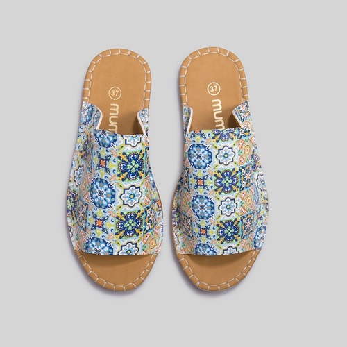 [mumka] Mosaic Flat sandal