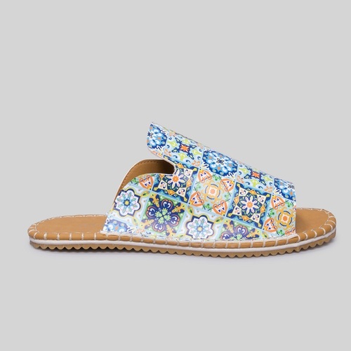 [mumka] Mosaic Flat sandal